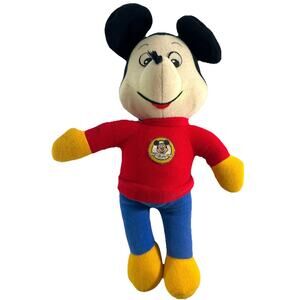 Vintage Disney 1976 Knickerbocker MICKEY MOUSE CLUB Plush Stuffed Toy 12”